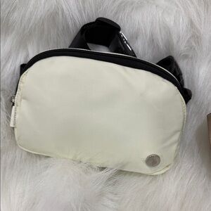 U.S. Polo Assn. Cream and Black Crossbody Bag